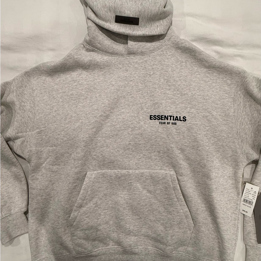 Fear of God Essentials Gray Hoodie